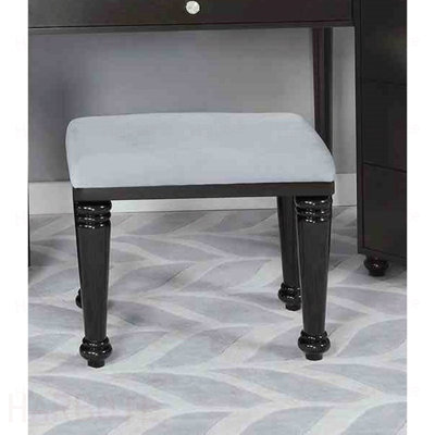 Ensemble de meuble-lavabo avec tabouret avec tiroirs de rangement en verre de 8 mm à DEL sur miroir