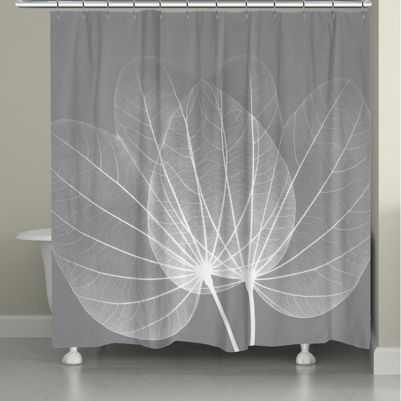 Rideau de douche simple, H 71 po x l 74 po, Arietta