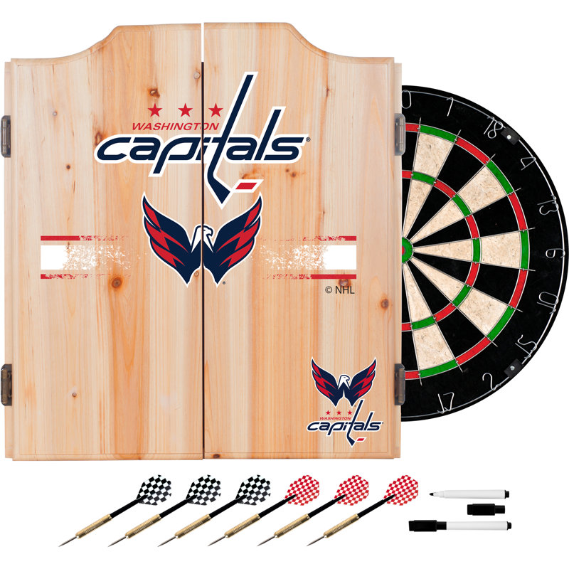Ensemble de jeu de fléchettes NHL Logo, Washington Capitals