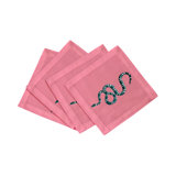 Serpent Cotton Sateen Cocktail Napkins