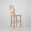 French Country Beige 2 - Siège confortable avec pieds en bois 2 au design élégant