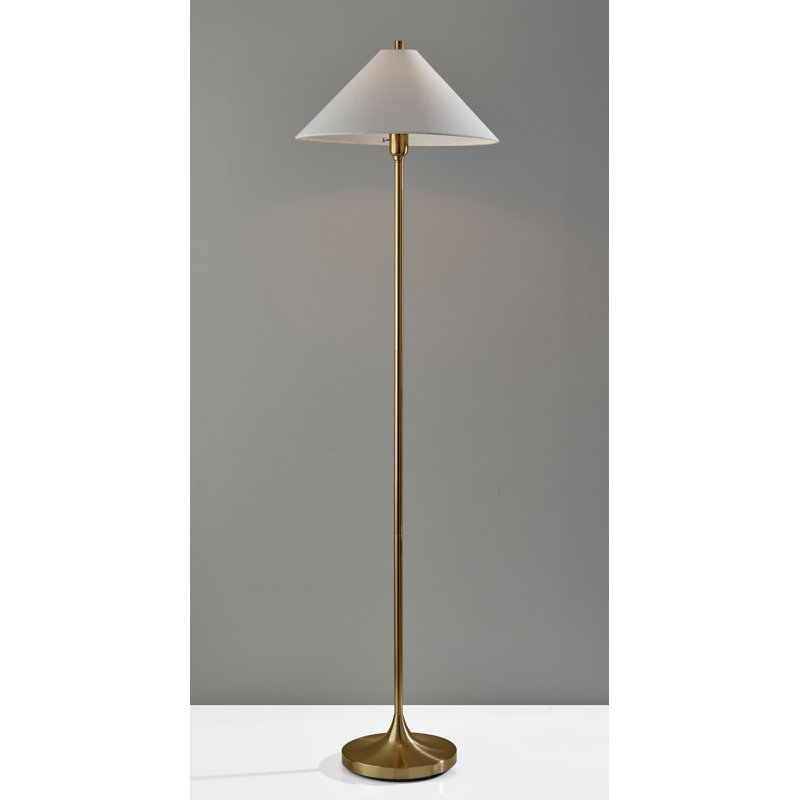 Esme Floor Lamp, Antique Brass