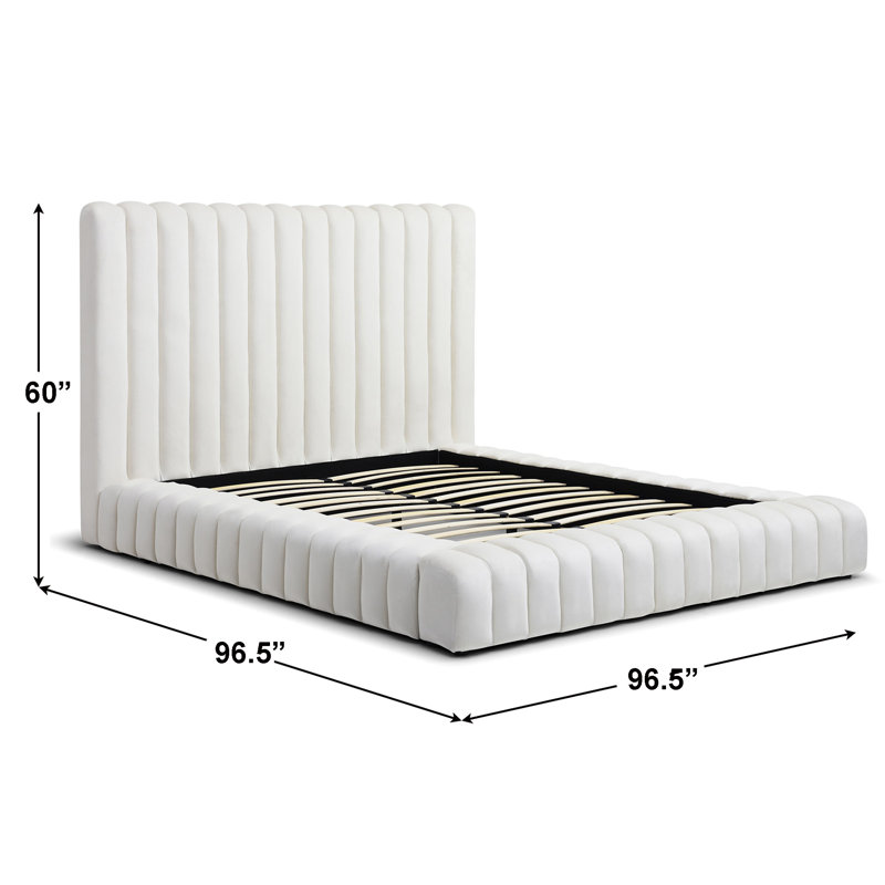 Avalon Velvet Platform Bed