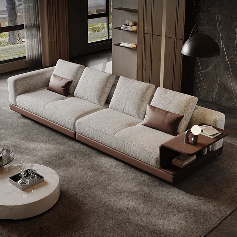 Canapé Minimalist, H 28,35 po x l 125,98 po x P 40,55 po