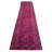 Tatiyona One-of-a-Kind 2'8" X 12'9" New Age Runner Wool Area Rug in Red