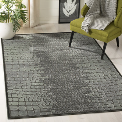 Tapis gris foncé Jamon