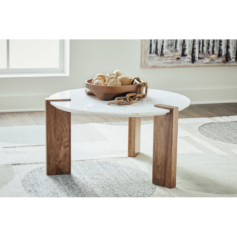 Berkel Marble Top Single Coffee Table