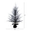 5 pi Arbre d'automne artificiel pré-éclairé avec rameau noir en pot de jute-1480323308