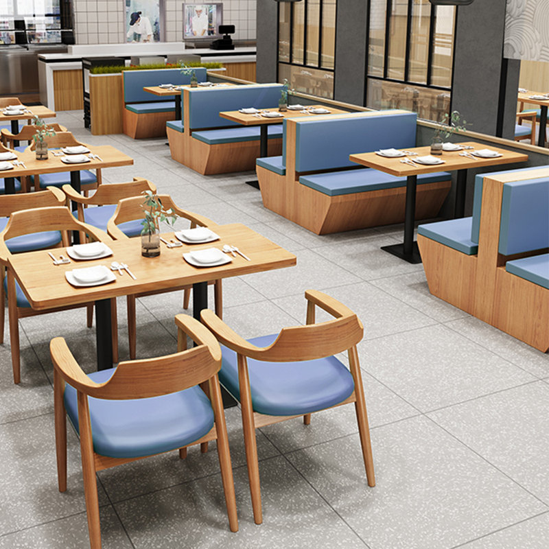 Banc de restaurant simple et luxueux haut de gamme