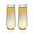 Luster Stemless Champagne Flutes