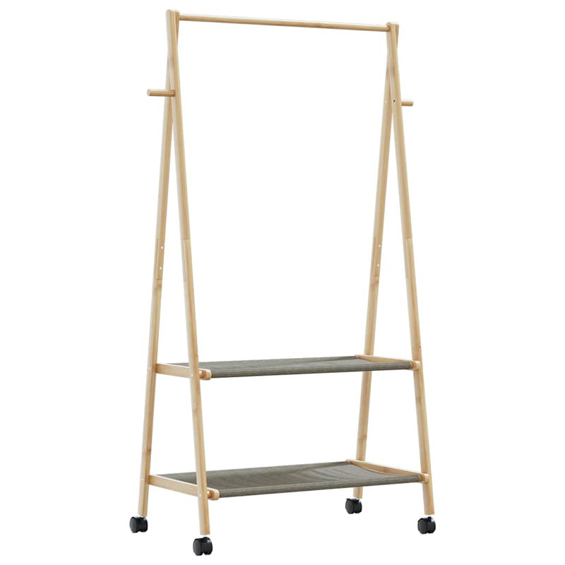 Meshoppen 96cm Rolling Clothing Rack