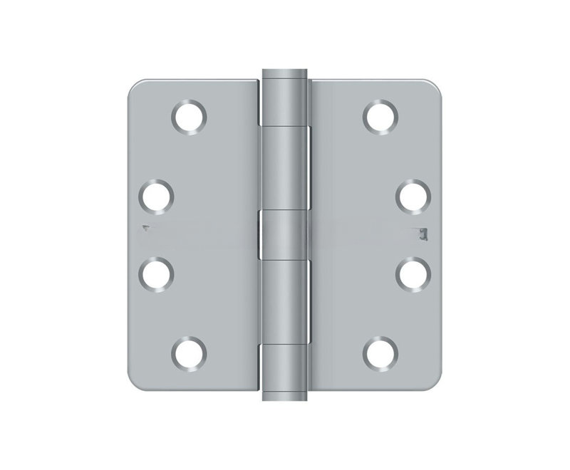 Steel Butt Bearing Hinge, Brushed Chrome