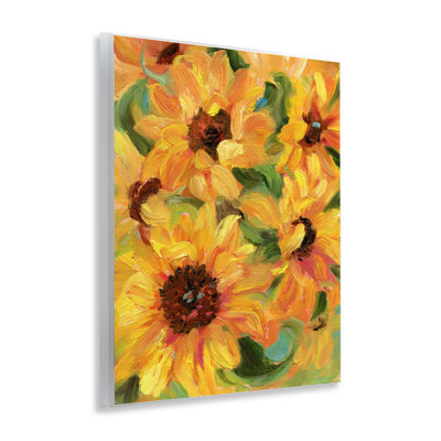 "Sunflower Bunches", art mural par Sandra Iafrate