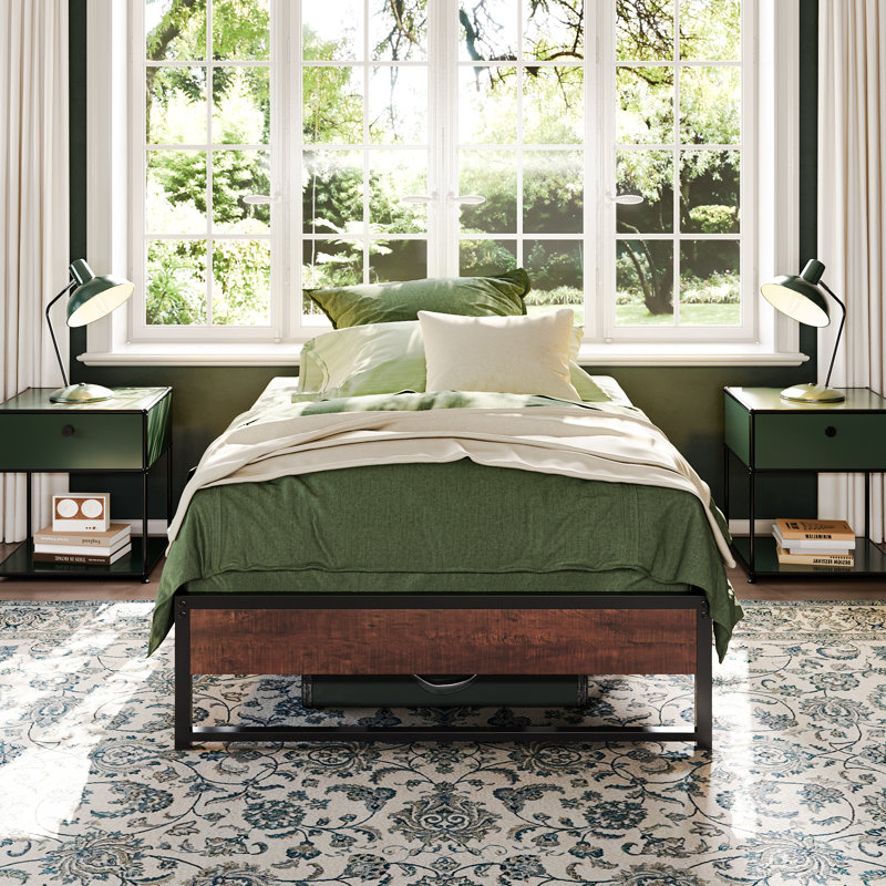 Benjamen Platform Bed, Twin