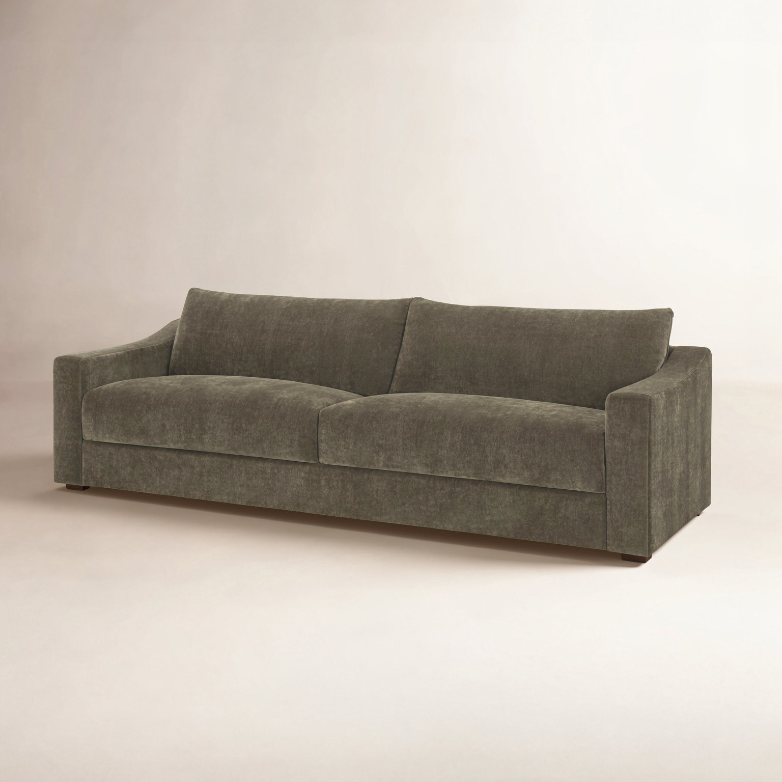 Nora 91" Sofa, Green