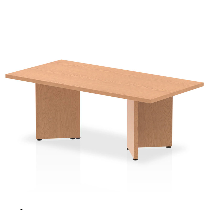 Kyvan 120cm Rectangle Conference Table, Oak