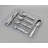 RHODA 18/0 Stainless Steel Mirror 42 Pieces Flatware Set with Buffet