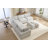 Ericah 115.8" W Chenille Upholstered Modular Sectional with Ottoman-659558737