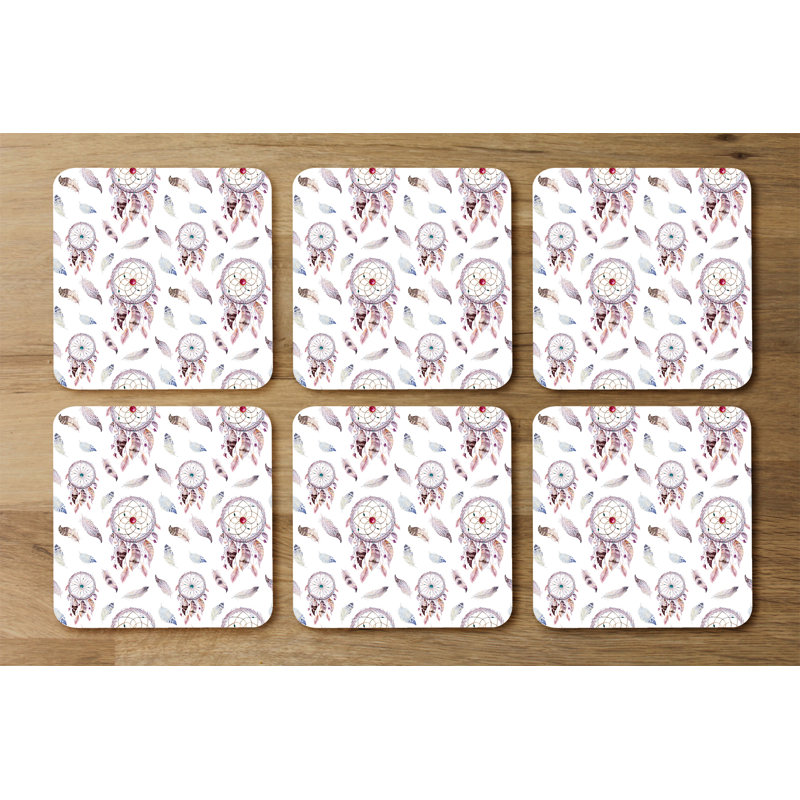 Square 6 Piece Coaster Set