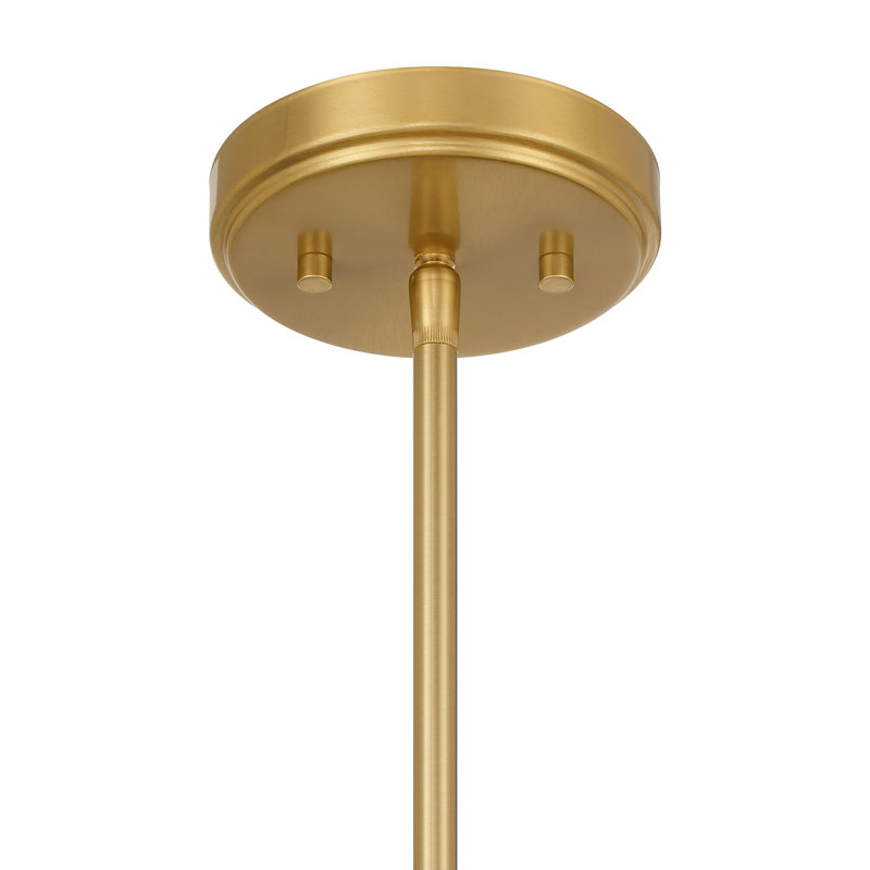 Luminaire suspendu 1 lumière Bartlet, Laiton