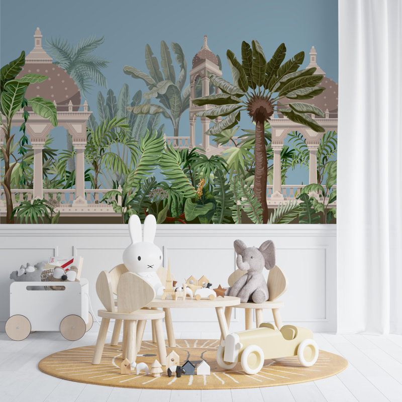 Papier peint exotique Jungle exotique, L 75,96 po x l 114 po
