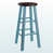 Walnut Seat/Light Blue Frame