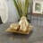 Benito Ceramic Pear, Pumpkin, and Squash Fruit Decorative Sculpture with Decorative Grid Plate Set-418266447