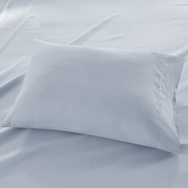 3M Microcell Luxurious Brushed Microfiber Deep Pocket Sheet Set, Blue, King