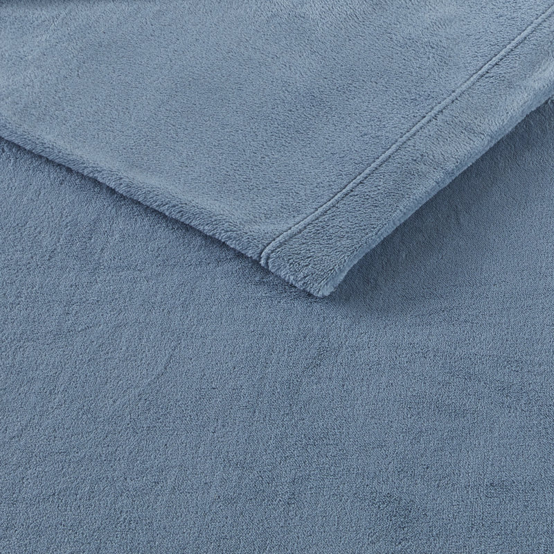 Soloft Plush Micro Plush Microfiber Sheet Set, King Sheet Set with 2 Pillowcases, Gray