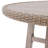 Outdoor 4-person Dining Set With Unbrella Hole