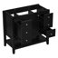 Base de meuble-lavabo moderne 36 po - 1 armoire et 3 tiroirs