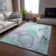 Premium Machine Washable Cerrito AMF502 Blue Rug