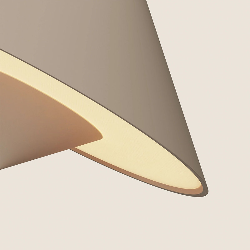 Jai Pendant Light, Black, Peach, 11'' H x 9.84'' W x 9.84'' D