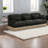 Deep Seat Sectionals, 100.3 Inch Chenille Modern Leopard Sofa For Home