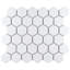 Hudson Due 2" X 2" Hex Porcelain Mosaic Floor And Wall Tile