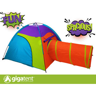 GigaTent 50'' W x 40'' D Indoor / Outdoor Fabric Play Tunnel