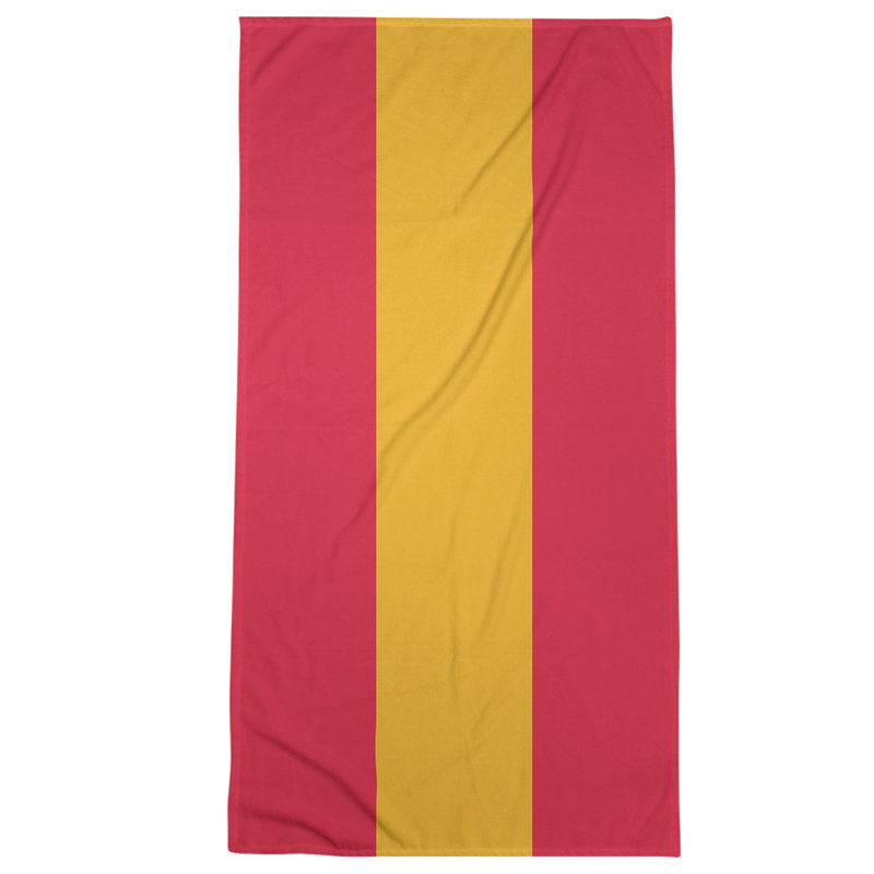 Bath Towel, Red/Bronze