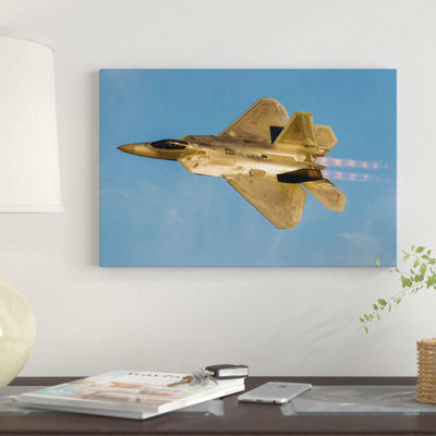 " An F-22A Raptor Of The US Air Force Turns At High Speed II " by Rob Edgcumbe