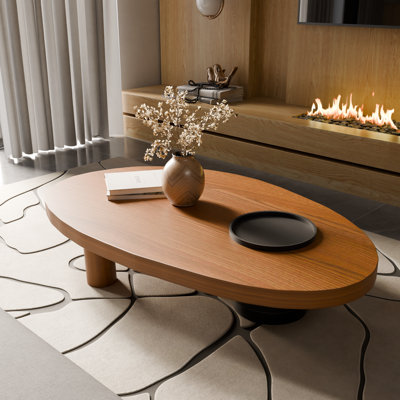 Versatile Mobile Bamboo & Glass Side Table