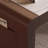 Saddle Leather Wrapped Desk with Smart Socket-745846773