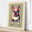 Pop Art Bulldog Modern - Wrapped Canvas-1307367410-1307367420