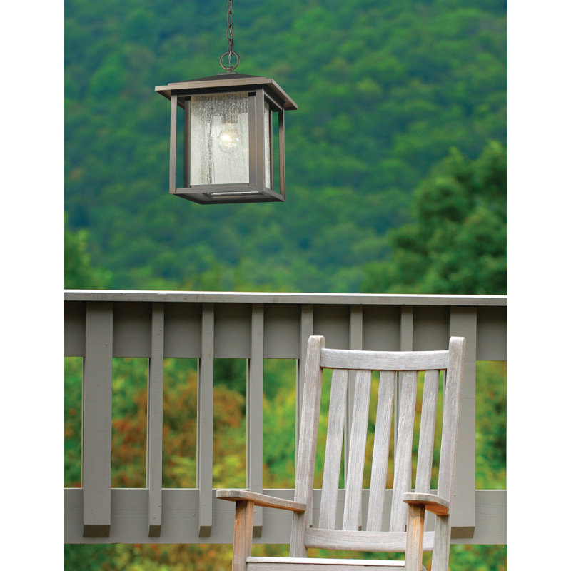 Iwan Outdoor Hanging Lantern, Oil Rubbed Bronze