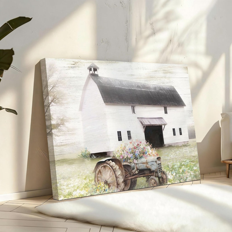 Rustic Country White Barn