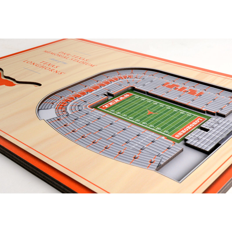 Affichage de bureau ncaa 3d stadiumviews, Université du Texas à Austin
