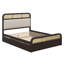 Grand lit plateforme en bois massif avec lit gigogne et tiroirs-596129111