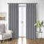 Shay Solid Gray Cotton Pinch Pleat Drapery Panel Set of 2-623511848