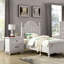Table de chevet 2 tiroirs blanche Gordo