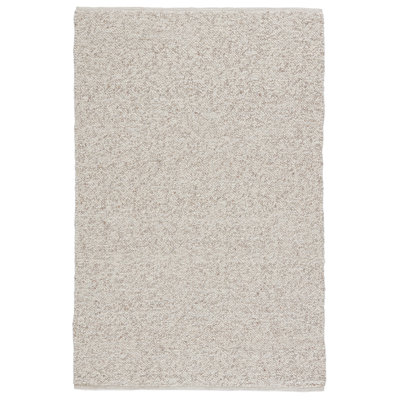 Jaipur Living Hadren QTM04 Handmade Solid White and Light Gray Area Rug