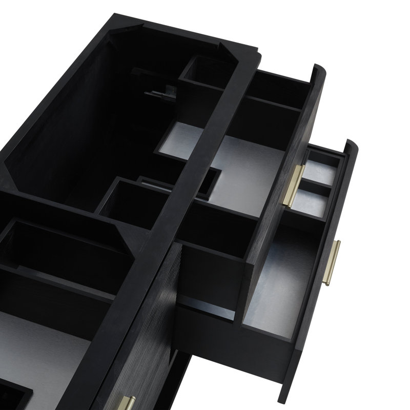 Lucian 72'' W Double Vanity, Phantome Eclos, 8" Widespread