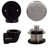 1-1/2" Sch. 40 ABS Pull & Drain Plumber's Pack with Two-Hole Overflow & Elbows-37749489